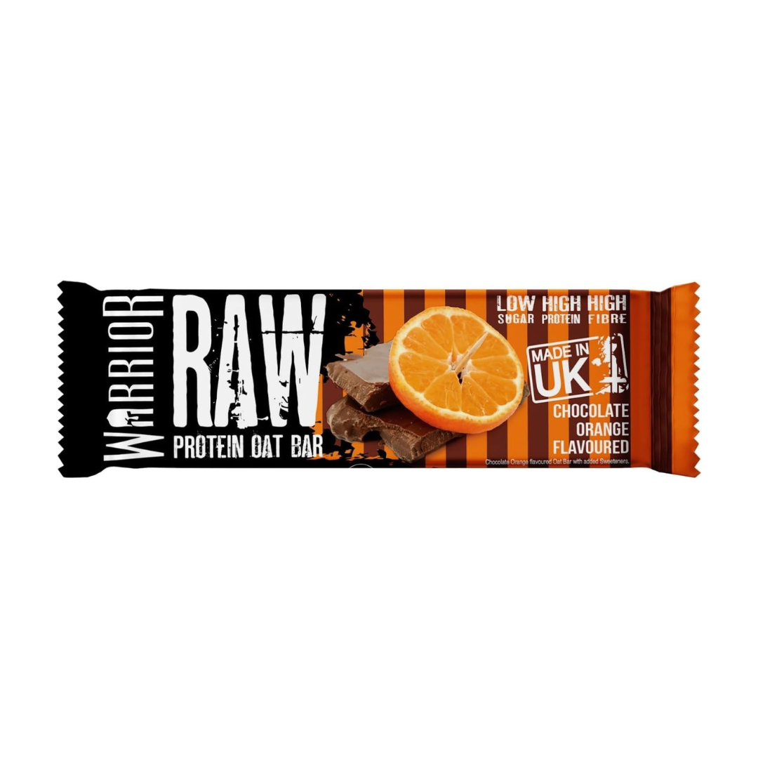 Warrior Raw Protein Protein Oat BarChocolate Orange 75g