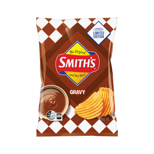 [Best before 4-Oct-2026]Smith's Crinkle Cut Gravy Flavor Chips 80g