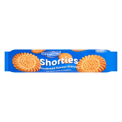 [Best Before 12-Oct-2024 ] Brewtime Buddies Shorties Shortbread Flavour Biscuits 250g บรูว์ไทม์ บัดดี้ส์ ชอร์ตี้ส์ บิสกิตรสชอร์ตเบรด 250 กรัม