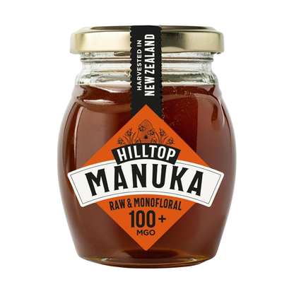 Hilltop Honey New Zealand Manuka Honey MGO100+ 225g ฮิลล์ท็อป น้ำผึ้งมานูก้าจากนิวซีแลนด์ MGO100+ 225 กรัม
