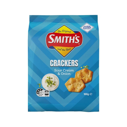 [Best before 25-Oct-2026]Smith's Crackers Sour Cream & Onion 160g