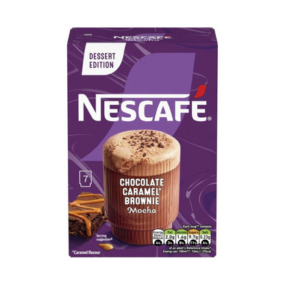 Nescafe Gold Chocolate Caramel Brownie Mocha Sachets 7 x 21.4g