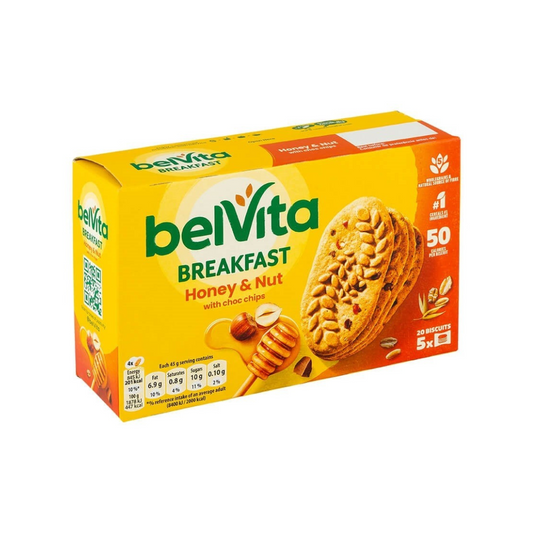 Belvita Honey & Nut with Choco Chips Breakfast Biscuits 225g