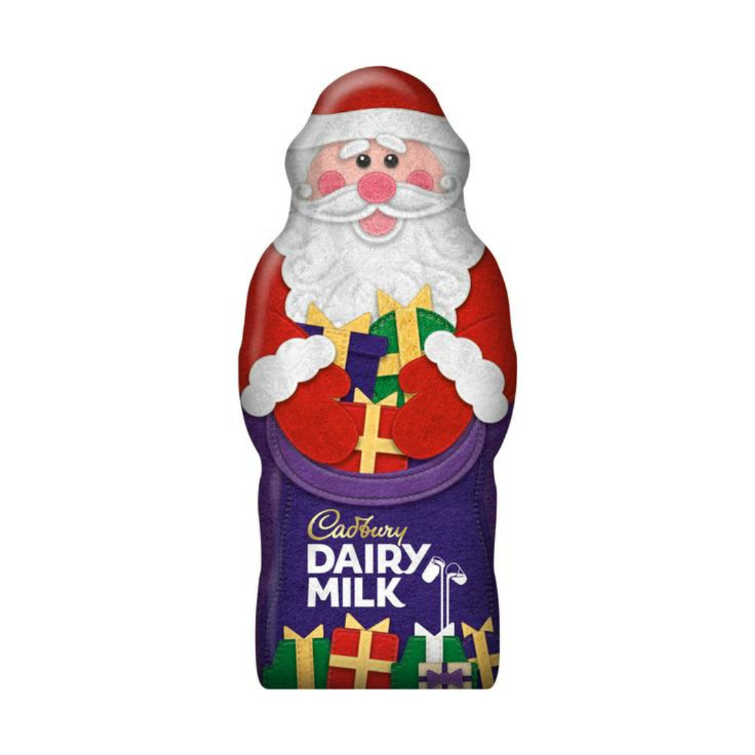 Cadbury Dairy Milk Large Chocolate Hollow Santa 100g แคดเบอรี แดรี่ มิลค์ ช็อกโกแลต ฮอลโลว์ ซานต้าขนาดใหญ่ 100 กรัม