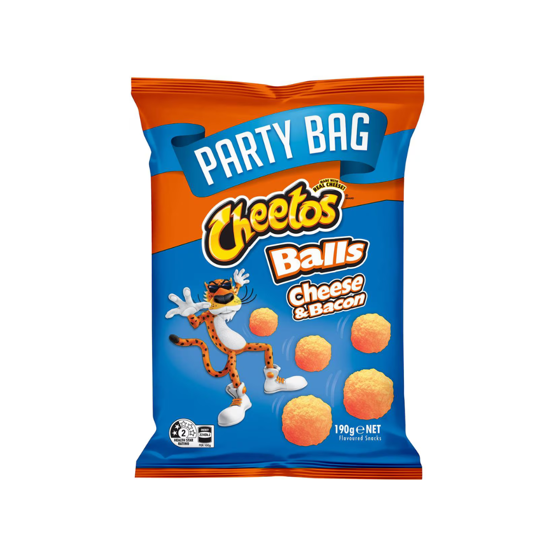Cheetos Balls Cheese & Bacon 190g