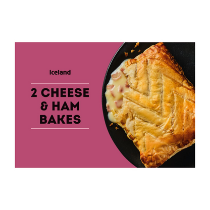 Iceland 2 Cheese & Ham Bakes Pie 260g