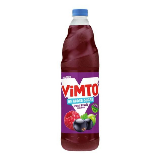 Vimto No Added Sugar Real Fruit Squash 1L  วิมโต นํ้าหวานสควอชผลไม้แท้ 1 ลิตร