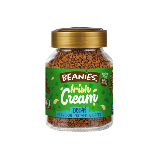 Beanies Decaf Irish Coffee Flavoured Instant Coffee 50g