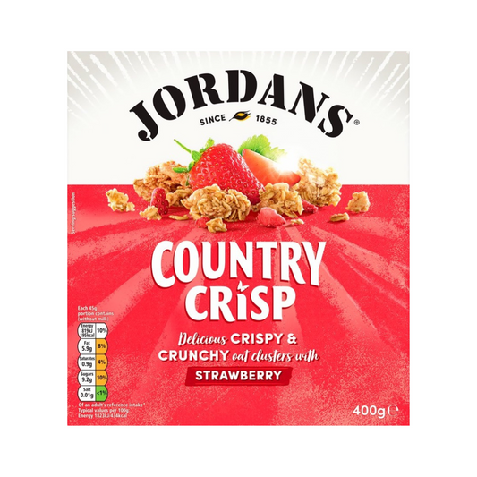 Jordan's Country Crisp Strawberry 400g