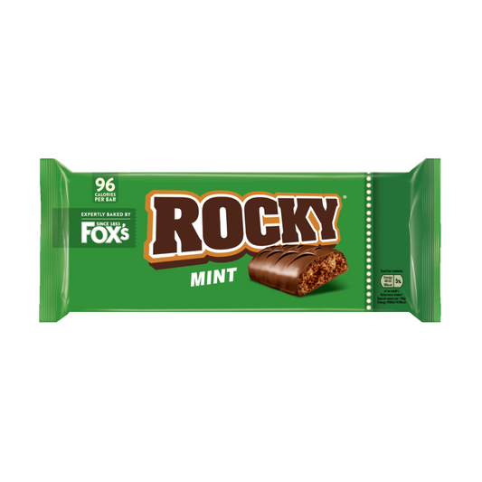 Fox's Rocky 5 Pack Mint Biscuit Bars 98g