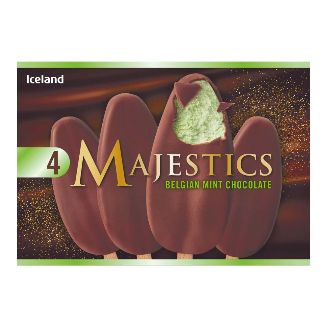 Iceland Majestics Belgian Mint Chocolate 334g