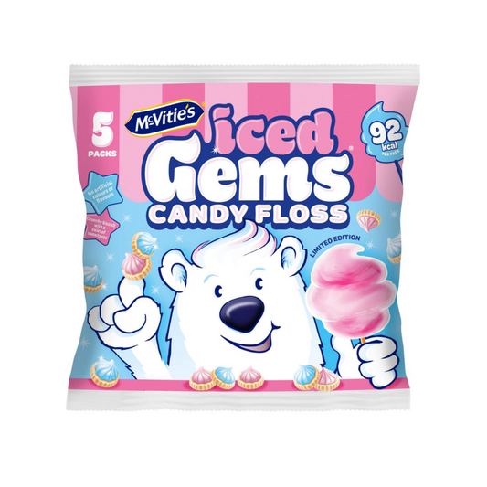 McVities Iced Gems Candy Floss 115g