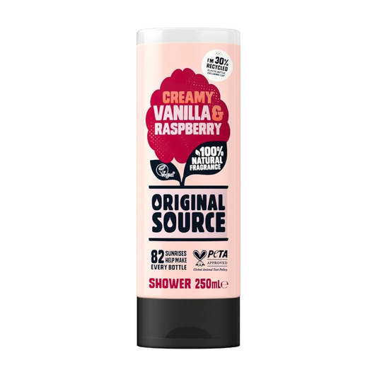 Original Source Vanilla Milk & Raspberry Shower Gel 250ml