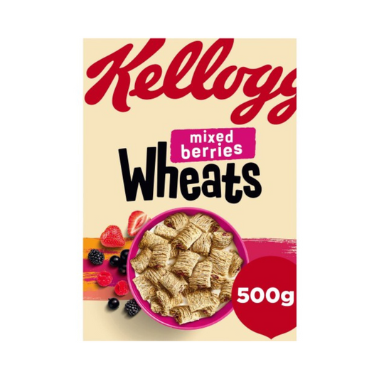 Kelloggs Mixed Berries Wheats Breakfast Cereal 500g