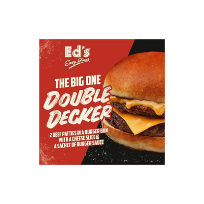 [Best Before 2-Oct-2024] Ed's easy diner The Big One Double Decker 266g เอ็ดส์ อีซี่ ไดเนอร์ เดอะ บิ๊ก วัน ดับเบิ้ล เด็คเกอร์ 266 กรัม