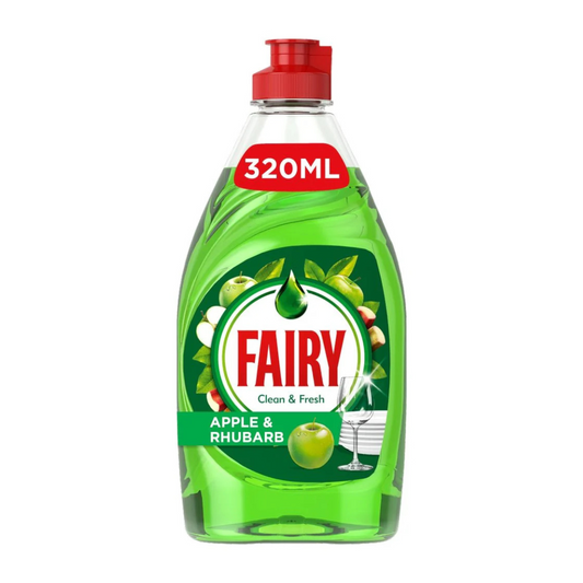 Fairy Clean & Fresh Washing Up Liquid Apple & Rhubarb 320ML