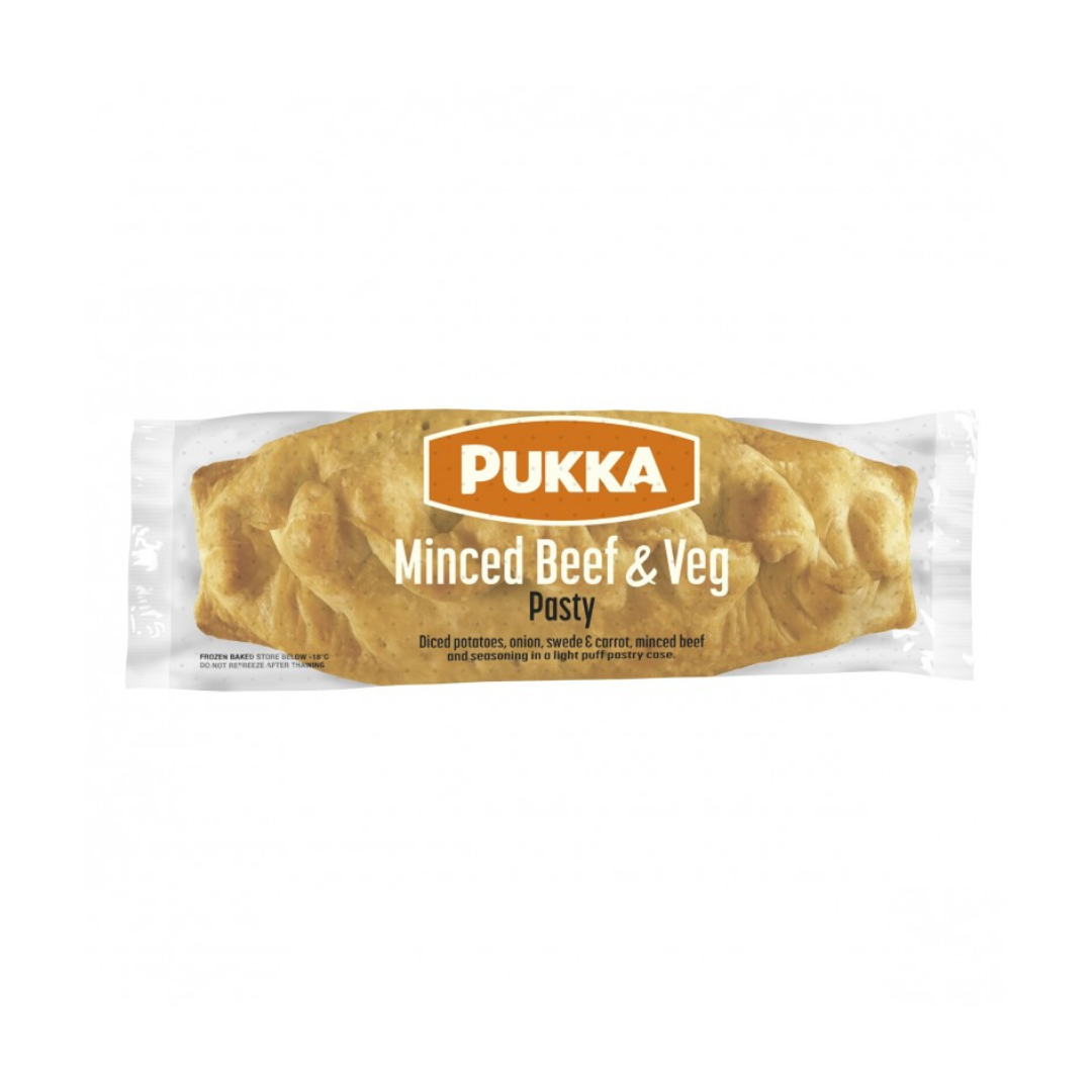 Pukka Minced Beef & Onion Pasty 215g ปุกก้า เนื้อสับ และ ผักพาสตี้ 215 กรัม