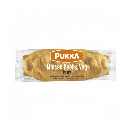 Pukka Minced Beef & Onion Pasty 215g ปุกก้า เนื้อสับ และ ผักพาสตี้ 215 กรัม