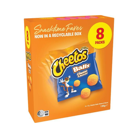 Cheetos Balls Cheese & Bacon 136g