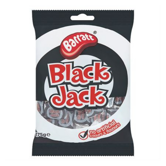 [BestBefore-31Oct2025] Barratt Black Jack Chew Bag 175g