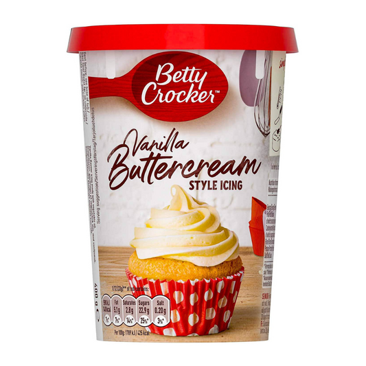 Betty Crocker Vanilla Buttercream Style Icing 400g