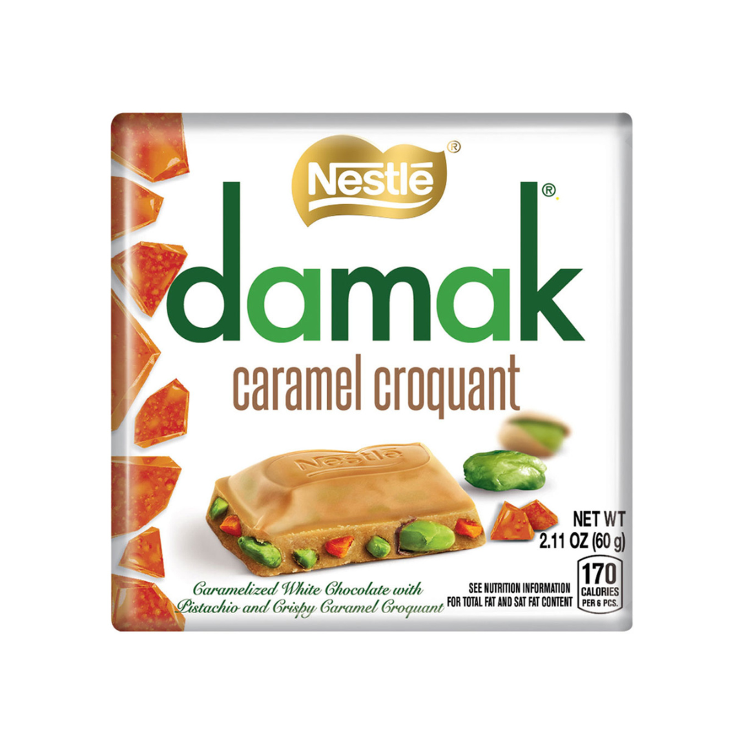 Nestle Damak Caramel Croquant with Pistachio 60g