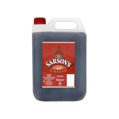 Sarson's Malt Vinegar 5 Ltr ซาร์สัน มอลต์ น้ำส้มสายชูขนาด 5 ลิตร