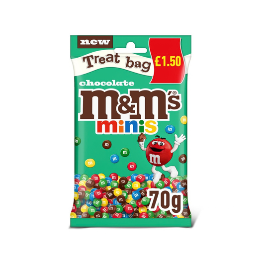 M&M's Minis Bites Milk Chocolate Treat Bag 70g