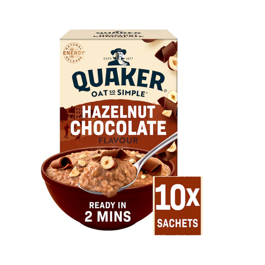 Quaker Oat So Simple Chocolate Hazelnut 10 Pack 365g