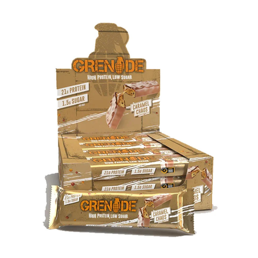 Grenade High Protein Bar Caramel Chaos 12 Packs 720g