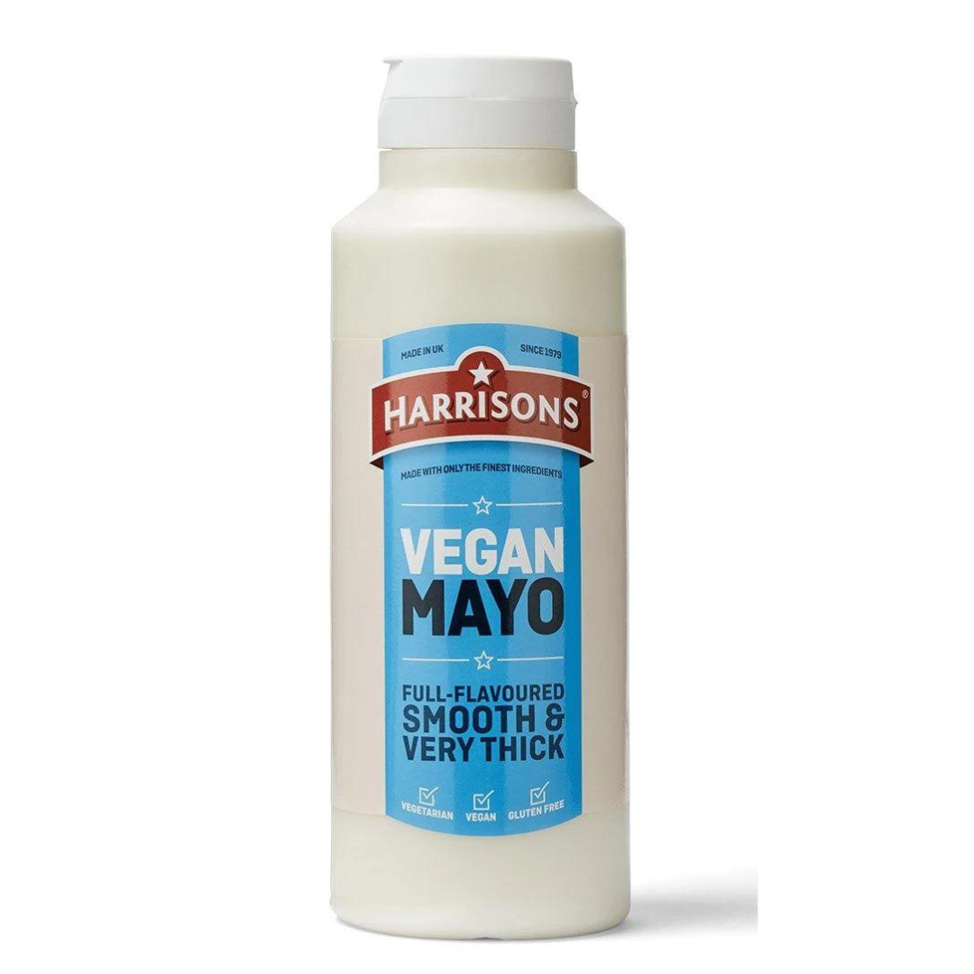 [Best Before 14-Aug-2024]Harrisons  Vegan Mayo Full-Flavoured Smooth & Very Thick  1 Litre แฮร์ริสัน มายองเนสวีแกน รสชาติเข้มข้น เนียน และข้นมาก