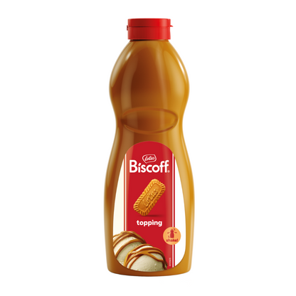 Lotus Biscoff Topping Sauce 1kg   โลตัส บิสคอฟ  ท็อปปิ้ง ซอส 1กิโลกรัม