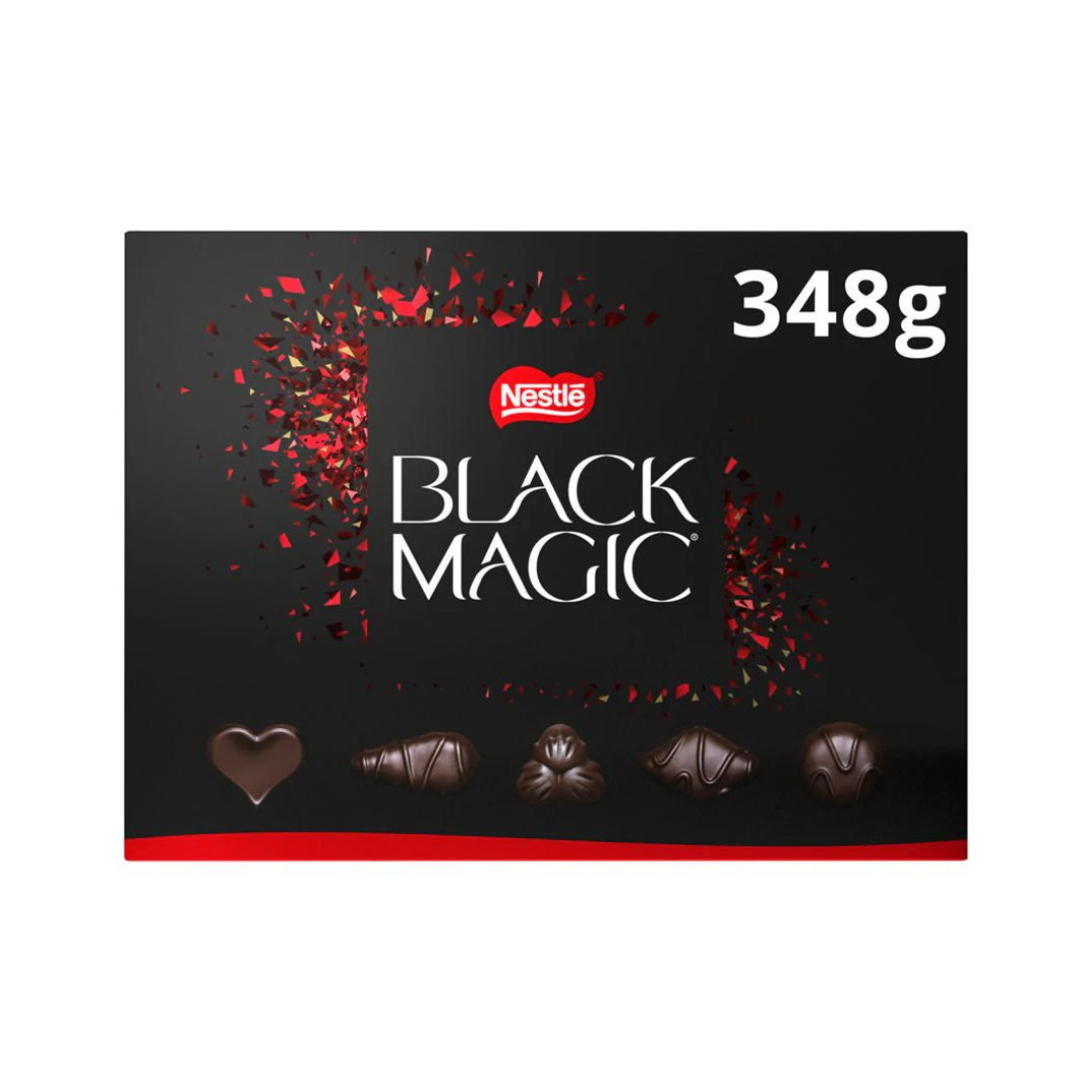(Best Before 31/12/2025) Black Magic Dark Chocolate Box 348g