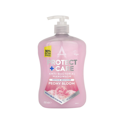 Astonish Peony Bloom Anti-Bacterial Liquid Hand Wash 600ml