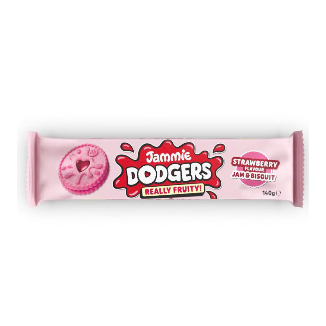 [BestBefore-31Aug2025] Jammie Dodgers Really Fruity Strawberry Biscuits 140g