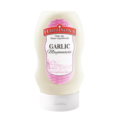 [Best Before 1-Aug-2024]Harrisons Garlic Mayonnaise 300ml แฮร์ริสันส์ มายองเนสรสกระเทียม แบบขวดบีบ 300 มิลลิลิตร