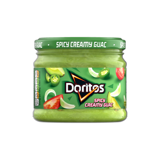 Doritos Spicy Creamy Guacamole Sharing Dip 270g โดริโทส น้ำจิ้มกัวคาโมเล่ รสสไปซี่ครีม 270 กรัม