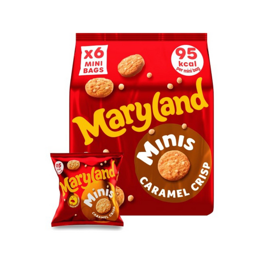 Maryland 6 Pack Minis Caramel Crisp 118.8g