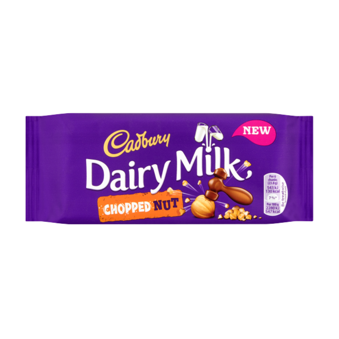 Cadbury Dairy Milk Chopped Nut Bar 95g