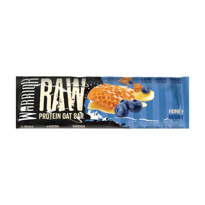 Warrior Raw Protein Oat Bar Honey Berry 75g