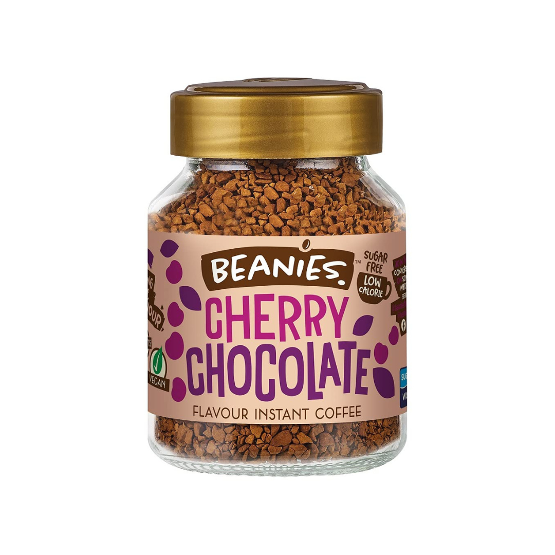 Beanies Cherry Chocolate Flavoured Instant Coffee 50g