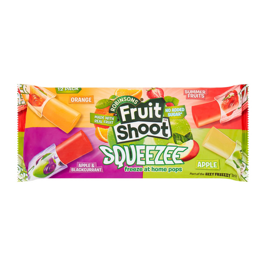 Robinsons Fruit Shoot Squeezee Ice Pops 12 x 45ml