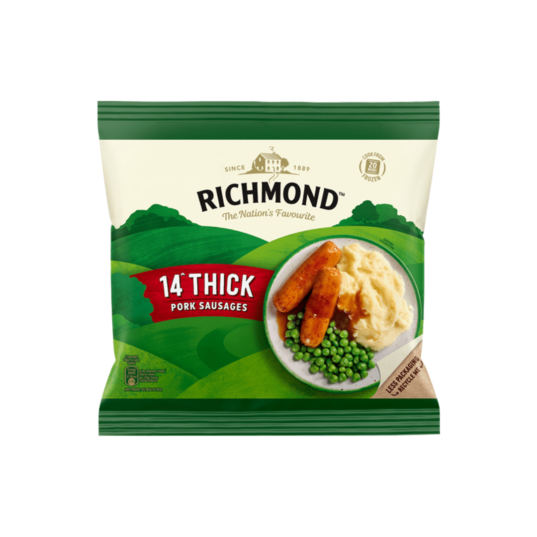 Richmond 14 Thick Pork Sausages 602g