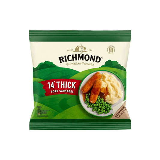 Richmond 14 Thick Pork Sausages 602g