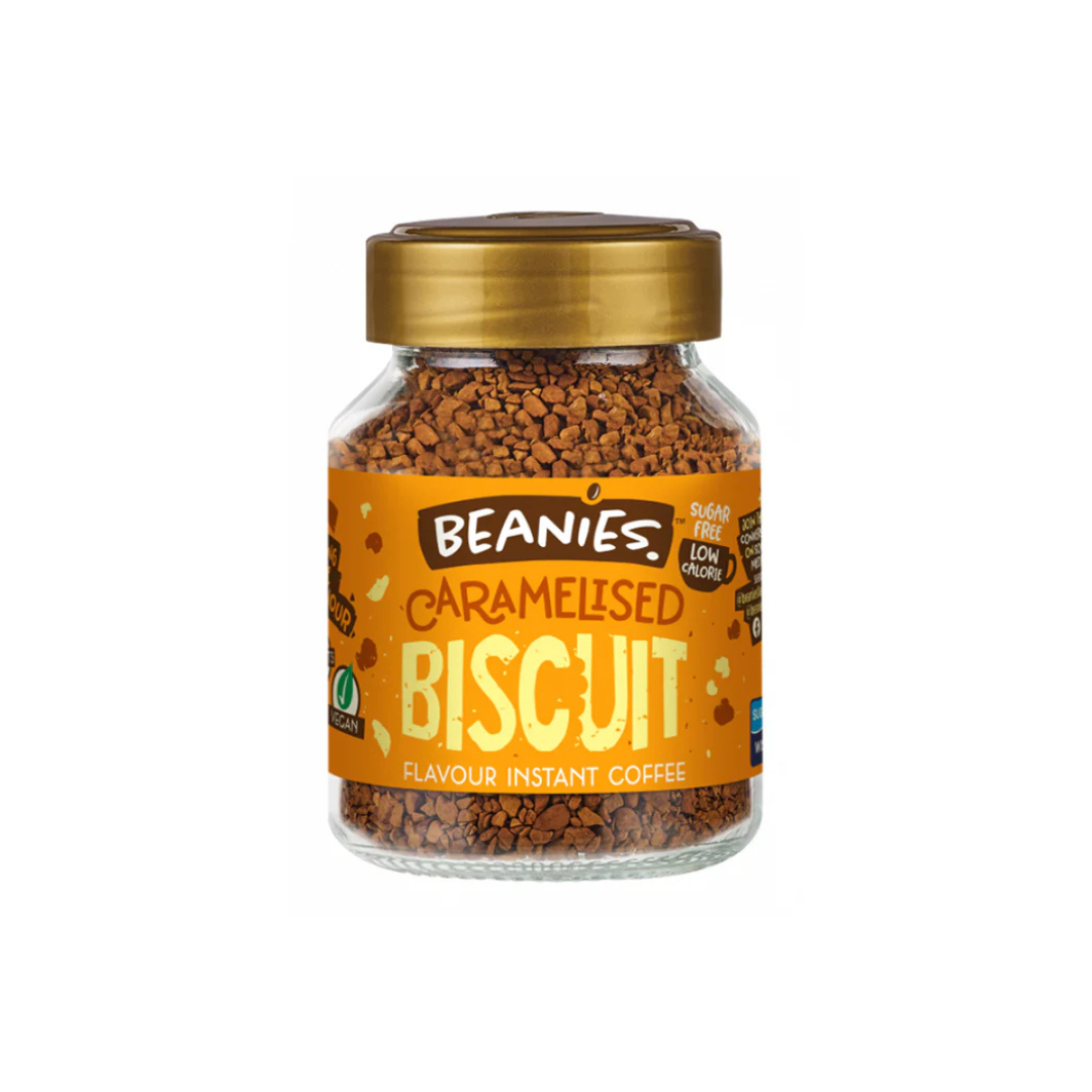 Beanies Caramelised Biscuit Flavoured Instant Coffee 50g