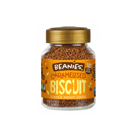 Beanies Caramelised Biscuit Flavoured Instant Coffee 50g
