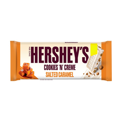 Hershey's Cookies 'n' Creme Salted Caramel Chocolate Bar 90g