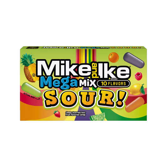 [BestBefore-31Oct2025] Mike and Ike Mega Mix SOUR 10 Flavors 120g
