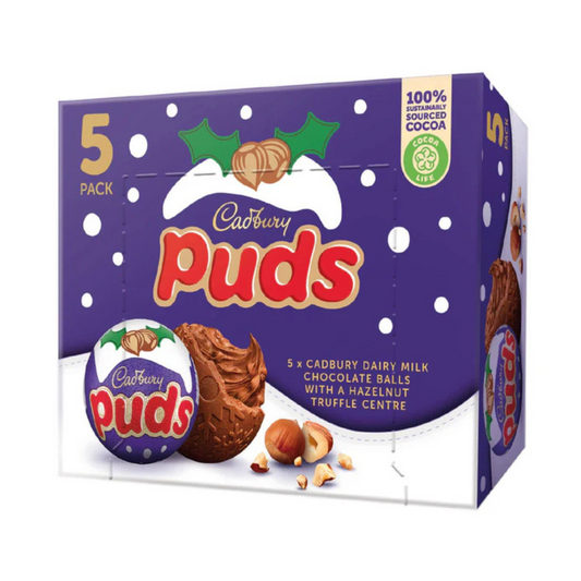 Cadbury Dairy Milk Chocolate Xmas Puds Pack x5 175g