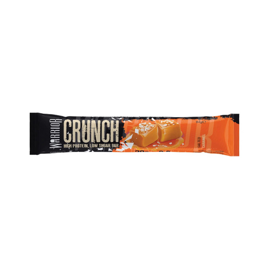 Warrior Crunch Protein Bar Salted Caramel 64g วอริเออร์ ครันช์ โปรตีน บาร์ รสคาราเมลเค็ม 64 กรัม